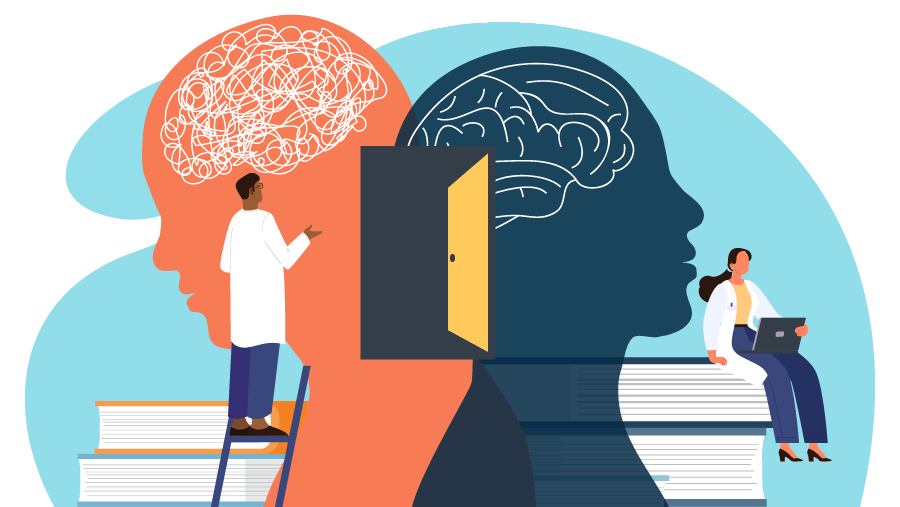 A picture showcasing mental health disorders